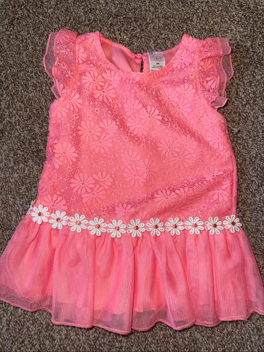 🛍 NWOT 🛍 BEAUTIFUL LITTLE GIRLS DRESS SIZE 24 MONTHS 🛍